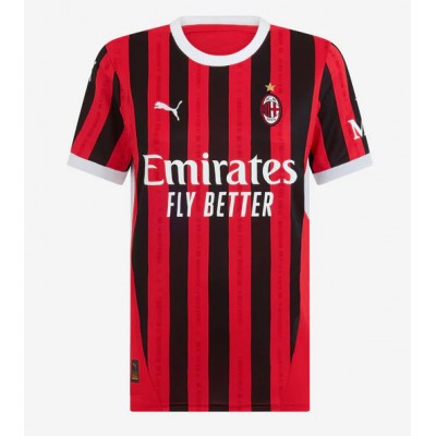 Dres AC Milan Domaci za Žensko 2024-25 Kratak Rukav Dres AC Milan Domaci za Žensko 2024-25 Kratak Rukav